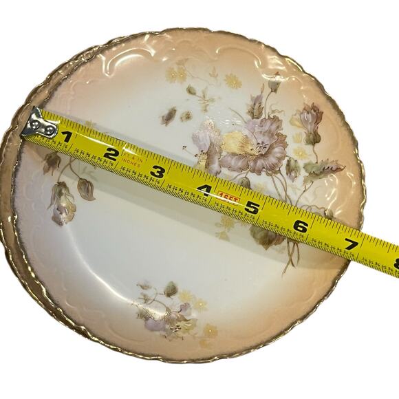 Dessert Plates Gilded Porcelain - Picture 6 of 6